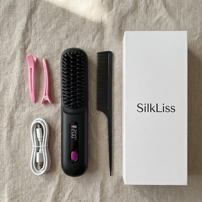 SilkLiss Pro™ · Cepillo Alisador Inalámbrico